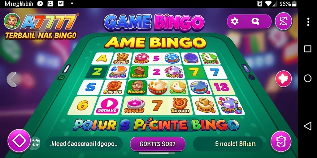 Tampilan gameplay Bingo A7777 yang seru dan interaktif.