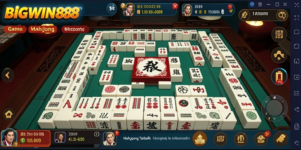 Screenshot menunjukkan gameplay seru dari BIGWIN88 Mahjong.