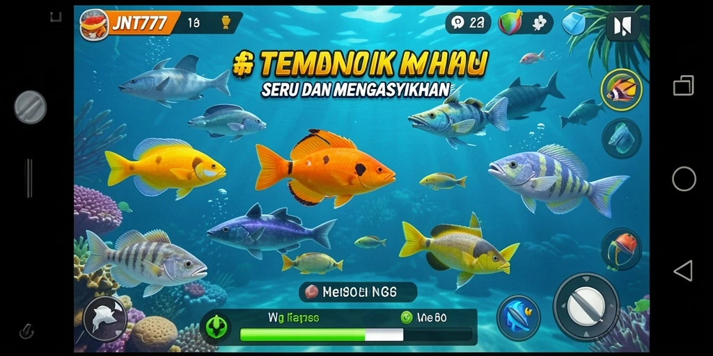 Gameplay seru saat menembak ikan di JNT777.