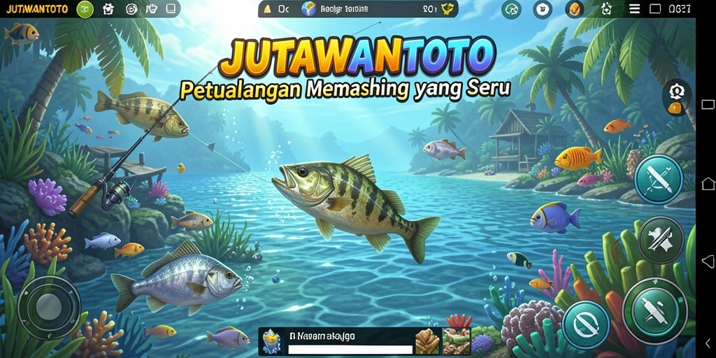 Screenshot JUTAWANTOTO menampilkan aktivitas memancing yang seru dan menantang.