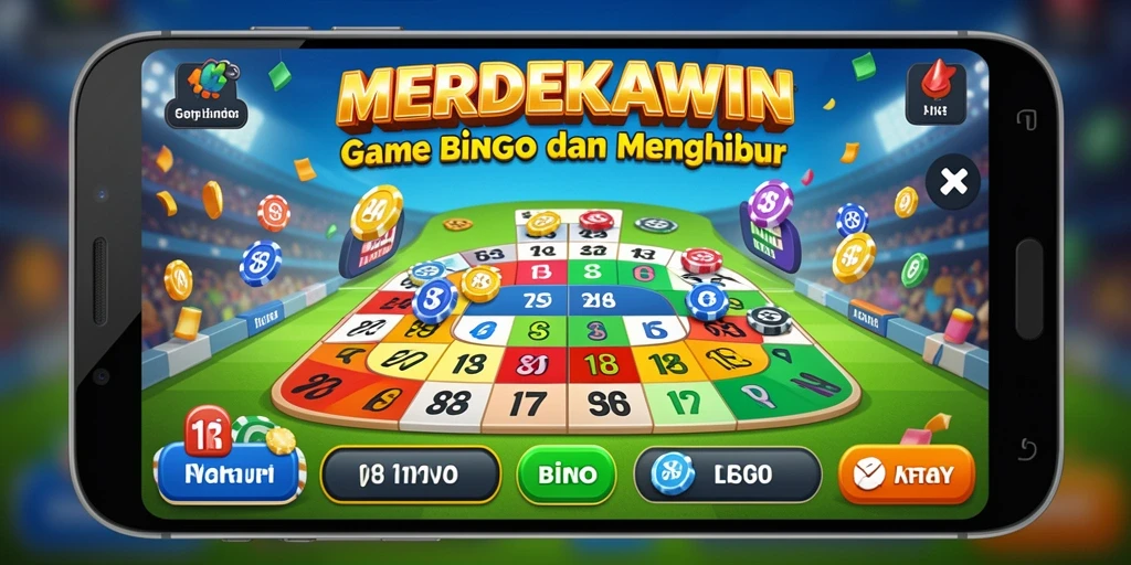 Tampilan menarik dari permainan Bingo dalam MERDEKAWIN.