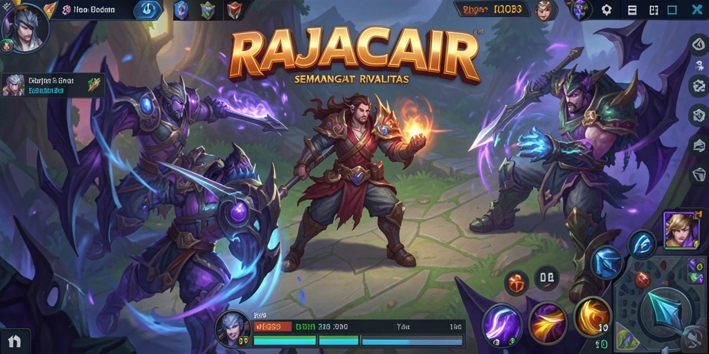 Screenshot gameplay <strong>RAJACAIR</strong> yang menampilkan momen aksi seru di arena.