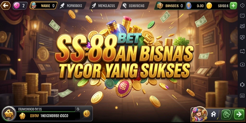 Tampilan gameplay menarik dengan fitur pengelolaan bisnis yang mendalam.
